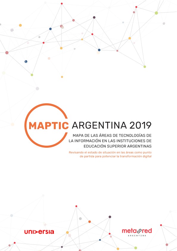 MAPTIC ARGENTINA 2019. Mapa de las áreas de Tecnologías de la información en las Instituciones Superiores Argentinas