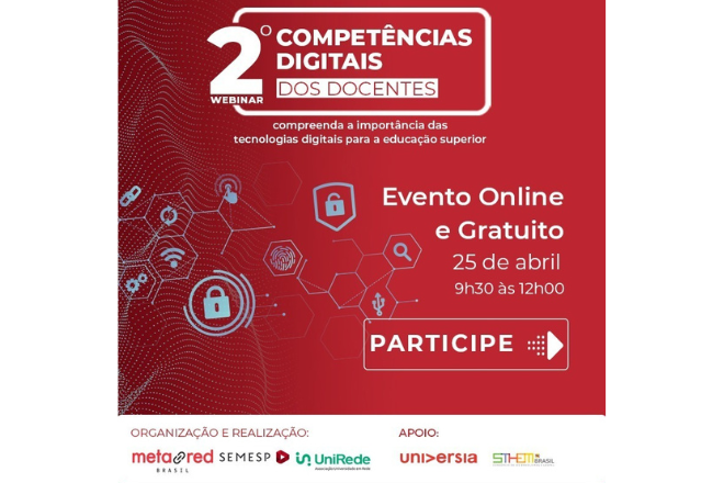 2º Webinar Competências Digitais dos Docentes